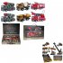 1 64 Construction Vehicles Truck Toys Engineering Truck Car Fire Truck with Sound Light   Fire Truck