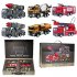 1 64 Construction Vehicles Truck Toys Engineering Truck Car Fire Truck with Sound Light   Fire Truck