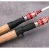 1 68 1 98m Lightweight Fishing Rod Carbon Solid Short Fishing Pole Bream Snapper  Straight shank