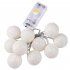 1 6m 3m Cotton Ball Led  Lights String Lights Christmas Outdoor Diy Wedding Party Decoration 20 lights