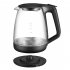 1 7L Stainless Steel Glass Electric Water Kettle Fast Heating  Auto Shut Off Boil Dry Protection Kettle black
