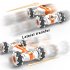 1 8 2 4GHz Mini RC Stunt Car 4WD Watch Gesture Sensor Drift Car Remote Control Climbing Car Blue Dual Control