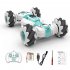 1 8 2 4GHz Mini RC Stunt Car 4WD Watch Gesture Sensor Drift Car Remote Control Climbing Car Blue Dual Control