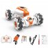 1 8 2 4GHz Mini RC  Stunt Car 4WD Watch Gesture Sensor Drift Car Remote Control Climbing Car Blue Single Control