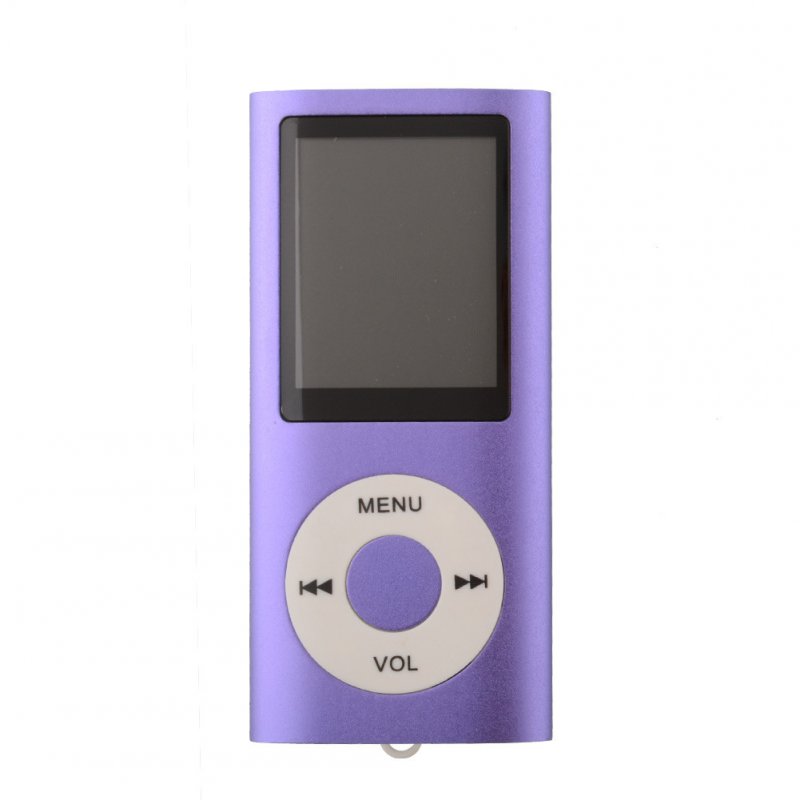 1.8 Inch Screen MP4 Video Radio Music Movie Player SD/TF Card MP4 Player  purple_1.8 inches