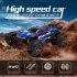 1 8 Remote Control Car High speed Off road Vehicle Competitive Climbing Drift Car Model Toys Blue Purple 1 Battery