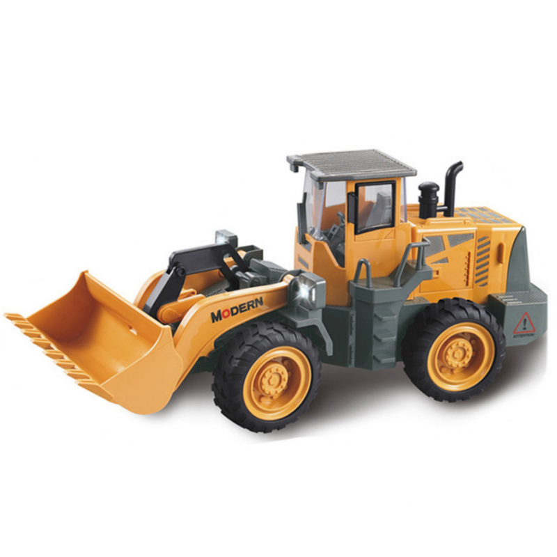 1:8 Simulation Alloy Bulldozer Model 6-channel RC Engineering Vehicle Toys