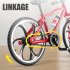 1 8 Simulation Mountain Bike Flat Head Alloy Sliding Steering Bicycle Model Ornaments For Collection Home Decoration red