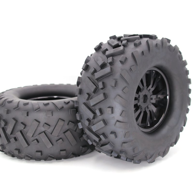 1/8 Tire Universal RC Car Wheel and Tire Off-road Car Tire Car Parts 170MM 170MM (1 pair)
