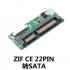 1 8  ZIF   LIF CE HDD Hard Drive SSD to 7   15 22 pin SATA Converter Adapter for Toshiba and Samsung SSD green