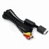 1 8m 3rca Tv Adapter Av  Cable Audio Video Cable For Ps2 Ps3 Multimedia Audio Cable 1 8 meters