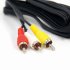 1 8m 3rca Tv Adapter Av  Cable Audio Video Cable For Ps2 Ps3 Multimedia Audio Cable 1 8 meters