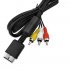1 8m 3rca Tv Adapter Av  Cable Audio Video Cable For Ps2 Ps3 Multimedia Audio Cable 1 8 meters