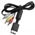 1 8m 3rca Tv Adapter Av  Cable Audio Video Cable For Ps2 Ps3 Multimedia Audio Cable 1 8 meters