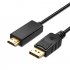 1 8m DP to HDMI Cable Male to Male DisplayPort to HDMI Conversion Video Audio Adapter Cable for PC HDTV Projector Laptop 1080P 