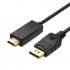 1 8m DP to HDMI Cable Male to Male DisplayPort to HDMI Conversion Video Audio Adapter Cable for PC HDTV Projector Laptop 1080P