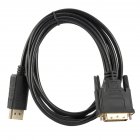 1.8m Dp To Dvi Hd Cable Displayport To Dvi 24+1 Signal Conversion Adapter Cable Converter 1920x1080p black
