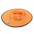 1 8pcs Halloween Hanging Witch Hat Shape Decoration for Outdoor Yard Tree  No light orange 1