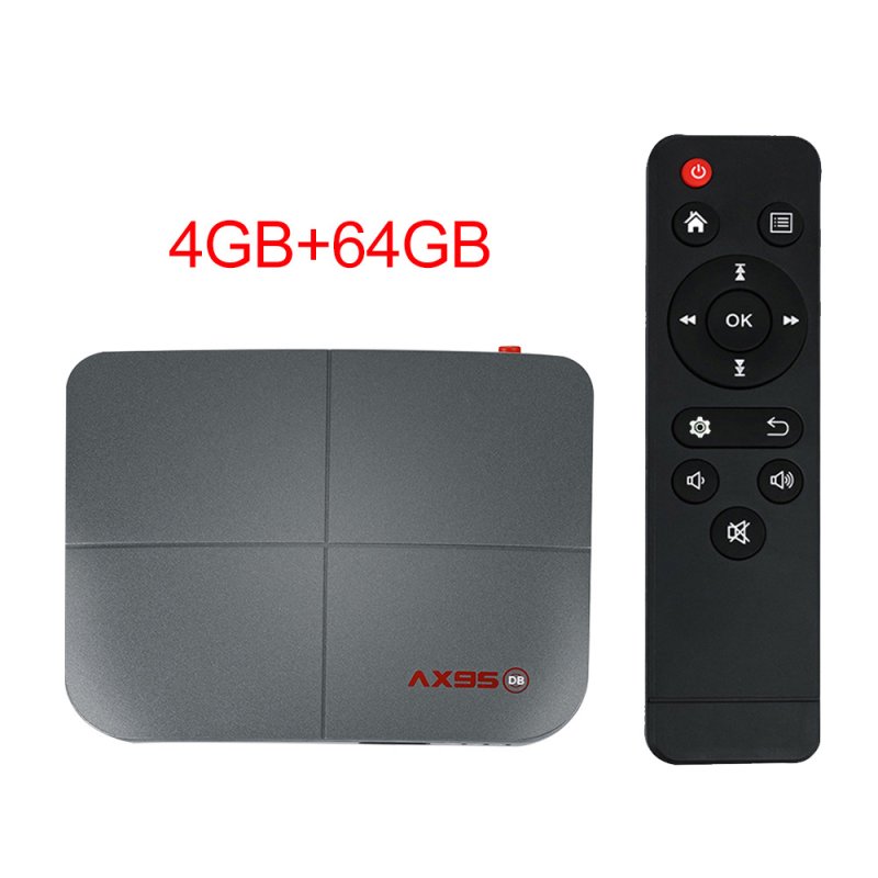 1 Abs Material Ax95 Smart Tv  Box Android 9.0 Supports Dolby Tv Version Google Store 4+64G_Australian plug