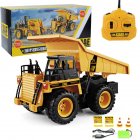 1 Box 2 4g Remote Control Dump Truck  Toy Forklift Engineering Vehicle Gift For Kids Dump truck