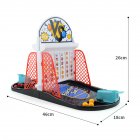 1 Box Finger  Basketball  Shooting  Game + Chess Combination Children Double Tabletop Pinball Toy As shown