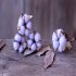 1 Branch Elegant Colored Cotton Flower Artificial Flower Home Wedding Decoration Photo Props Light purple