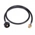 1 Brass Propane Adapter Hose for Qcc1 Type Tank Connects 4ft  Hose