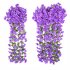 1 Bunch  Of Wall mounted  Flower Silk Flower Simulation Chlorophytum Decorative Fake Flower blue purple