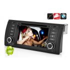 1 DIN Android 4 2 Car DVD Player for BMW E39 features a 7 Inch Touch Screen  Rockchip Cortex A9 Dual Core CPU  GPS and 8GB of Internal Memory
