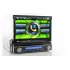 1 DIN Car DVD player with a 7 inch flip out screen  detachable front panel  and GPS