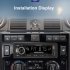 1 Din 890 Car Mp3 Player Dual Bluetooth Backlight Fm Radio U Disk Aux Multimedia Player Black