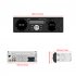 1 Din Car Mp3 Player 7388 Power Amplifier Radio with Temperature Display Bluetooth Music Player Black