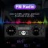 1 Din Car Mp3 Player 7388 Power Amplifier Radio with Temperature Display Bluetooth Music Player Black