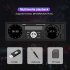 1 Din Car Mp3 Player 7388 Power Amplifier Radio with Temperature Display Bluetooth Music Player Black