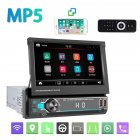 1 Din Car Mp5 Player 7-inch Manual Retractable Touch Screen Bluetooth Reversing