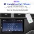 1 Din Car Radio 9 inch Mp5 Player Central Control Bluetooth Reversing Video for Carplay with 4 Lights Camera