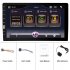 1 Din Car Radio 9 inch Mp5 Player Central Control Bluetooth Reversing Video for Carplay with 4 Lights Camera