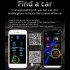1 Din Car Radio Audio Dual Bluetooth HD Lossless Music Player Usb Card Reader with Colorful Light Black