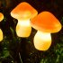 1 For 3 LED Solar Mushroom Light With 1 2V600MAH Battery IP65 Waterproof Outdoor Garden Decorative Landscape Lamp orange