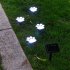 1 For 4 Solar String Light Intelligent Light Sensitive System Waterproof Bear Claw Footprint Shape For Outdoor Christmas Decoration warm light