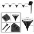 1 For 4 Solar String Light Intelligent Light Sensitive System Waterproof Bear Claw Footprint Shape For Outdoor Christmas Decoration Colorful light