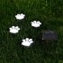 1 For 4 Solar String Light Intelligent Light Sensitive System Waterproof Bear Claw Footprint Shape For Outdoor Christmas Decoration Colorful light