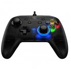 1 GameSir T4C Gamepad Controller Colorful LED Wireless Joystick for PS3 Switch PC Windows Game black