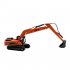 1 Metal HUINA 1522 1 50 Alloy Long  Arm  Excavator Toy Model 1 50