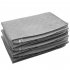 1 PCS Non woven Foldable Storage Bag Organizers Dust proof for Clothes  Quilts Closets gray 49 36 21cm