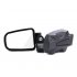 1 Pair 1 75 Inch Side View Mirror Retroreflector Mirror For Various Size Utvs Black