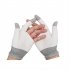 1 Pair 2 finger Gaming Gloves Breathable Anti sweat Compatible For Pubg Gaming Eat Chicken Touch screen Fingertips white pair