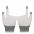 1 Pair 2 finger Gaming Gloves Breathable Anti sweat Compatible For Pubg Gaming Eat Chicken Touch screen Fingertips white pair