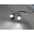 1 Pair 3W Metal Lamp LED Lights 5 12V for Traxxas Slash REVO E REVO X MAXX RC Crawler Car Truck RC Car DIY Part default