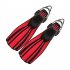 1 Pair Adjustable Swimming Fins Long Flippers Diving Shoes for Snorkeling Diving Swimming Training Clear Blue S 37 40